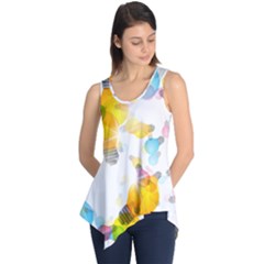 Lamp Color Rainbow Light Sleeveless Tunic by Mariart