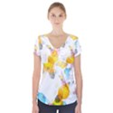 Lamp Color Rainbow Light Short Sleeve Front Detail Top View1