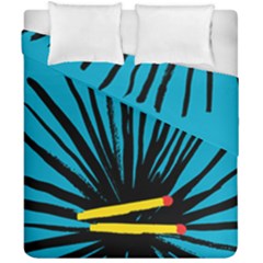 Match Cover Matches Duvet Cover Double Side (california King Size) by Mariart