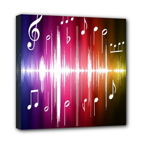 Music Data Science Line Mini Canvas 8  X 8  by Mariart