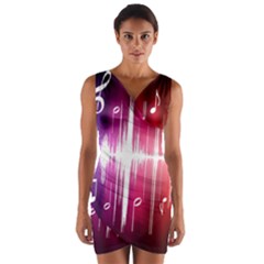 Music Data Science Line Wrap Front Bodycon Dress by Mariart