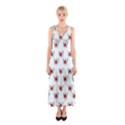 Sage Apple Wrap Smile Face Fruit Sleeveless Maxi Dress View1