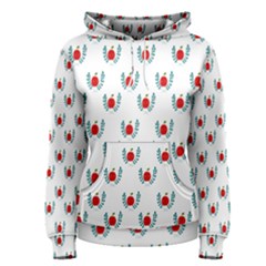 Sage Apple Wrap Smile Face Fruit Women s Pullover Hoodie by Mariart