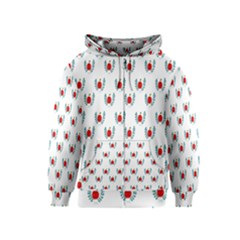 Sage Apple Wrap Smile Face Fruit Kids  Zipper Hoodie by Mariart