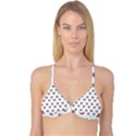 Sage Apple Wrap Smile Face Fruit Reversible Tri Bikini Top View1