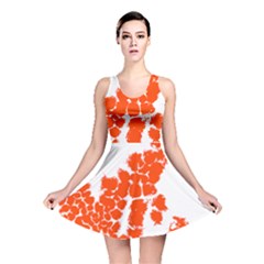 Red Spot Paint Reversible Skater Dress by Mariart