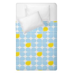 Retro Stig Lindberg Vintage Posters Yellow Blue Duvet Cover Double Side (single Size) by Mariart