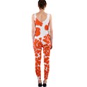 Red Spot Paint White Polka OnePiece Catsuit View2