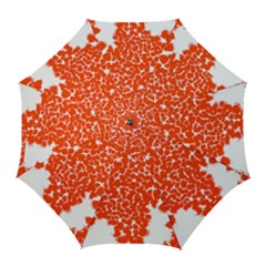 Red Spot Paint White Golf Umbrellas by Mariart