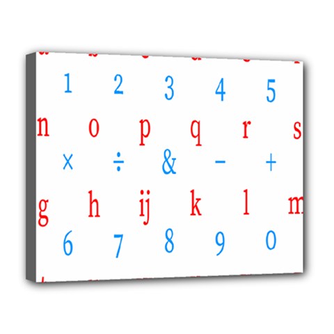 Source Serif Number Canvas 14  X 11  by Mariart