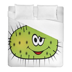 Thorn Face Mask Animals Monster Green Polka Duvet Cover (full/ Double Size) by Mariart