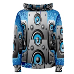 Sound System Music Disco Party Women s Pullover Hoodie by Mariart