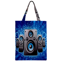 Sound System Music Disco Party Zipper Classic Tote Bag by Mariart