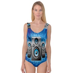 Sound System Music Disco Party Princess Tank Leotard  by Mariart