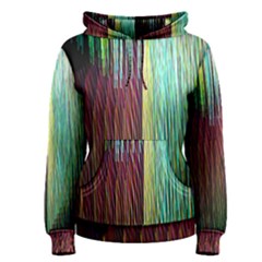 Screen Shot Line Vertical Rainbow Women s Pullover Hoodie by Mariart