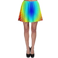 View Max Gain Resize Flower Floral Light Line Chevron Skater Skirt by Mariart