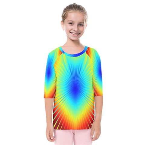 View Max Gain Resize Flower Floral Light Line Chevron Kids  Quarter Sleeve Raglan Tee by Mariart