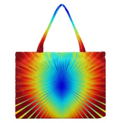 View Max Gain Resize Flower Floral Light Line Chevron Medium Zipper Tote Bag by Mariart