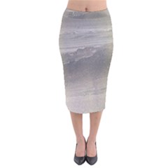 Slatescape Velvet Midi Pencil Skirt