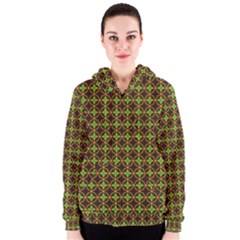 Kiwi Like Pattern Women s Zipper Hoodie by linceazul