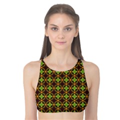 Kiwi Like Pattern Tank Bikini Top by linceazul