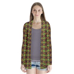 Kiwi Like Pattern Cardigans by linceazul