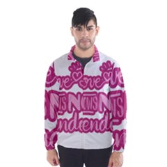 Love Knows No Gender Wind Breaker (men) by Valentinaart