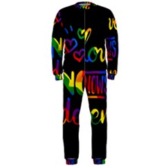 Love Knows No Gender Onepiece Jumpsuit (men)  by Valentinaart