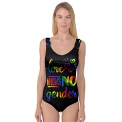 Love Knows No Gender Princess Tank Leotard  by Valentinaart