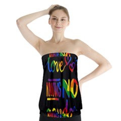 Love Knows No Gender Strapless Top by Valentinaart