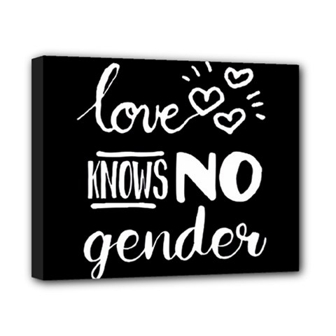 Love Knows No Gender Canvas 10  X 8  by Valentinaart