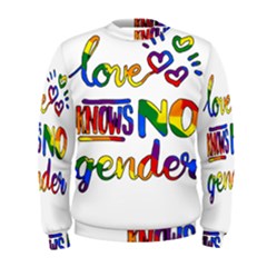 Love Knows No Gender Men s Sweatshirt by Valentinaart