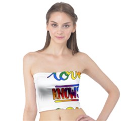 Love Knows No Gender Tube Top by Valentinaart