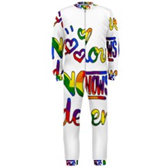 Love Knows No Gender Onepiece Jumpsuit (men)  by Valentinaart