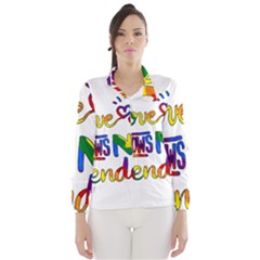 Love Knows No Gender Wind Breaker (women) by Valentinaart