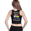 Rainbow sheep Racer Back Crop Top View2