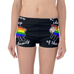 Rainbow Sheep Boyleg Bikini Bottoms by Valentinaart