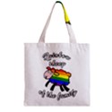 Rainbow sheep Zipper Grocery Tote Bag View1