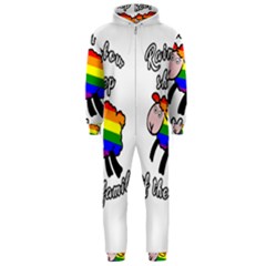 Rainbow Sheep Hooded Jumpsuit (men)  by Valentinaart