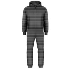 Lines Pattern Hooded Jumpsuit (men)  by Valentinaart