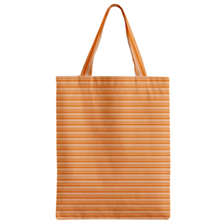 Lines pattern Zipper Classic Tote Bag