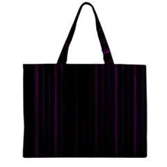 Lines Pattern Zipper Mini Tote Bag by Valentinaart