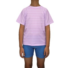 Lines Pattern Kids  Short Sleeve Swimwear by Valentinaart