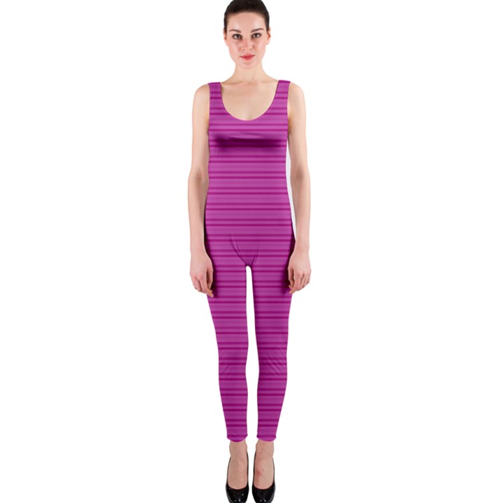 Lines pattern OnePiece Catsuit