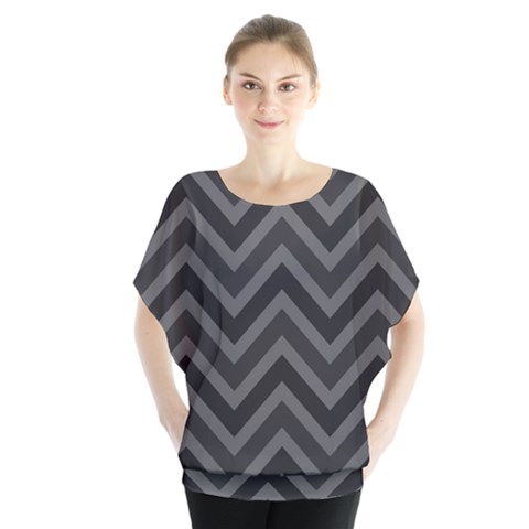 Zigzag  Pattern Blouse by Valentinaart