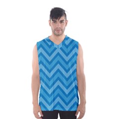 Zigzag  Pattern Men s Basketball Tank Top by Valentinaart