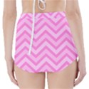 Zigzag  pattern High-Waisted Bikini Bottoms View2