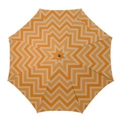 Zigzag  Pattern Golf Umbrellas by Valentinaart