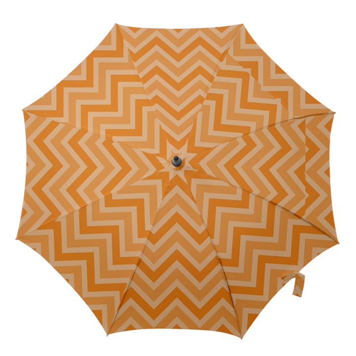 Zigzag  pattern Hook Handle Umbrellas (Medium)