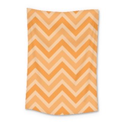 Zigzag  Pattern Small Tapestry by Valentinaart